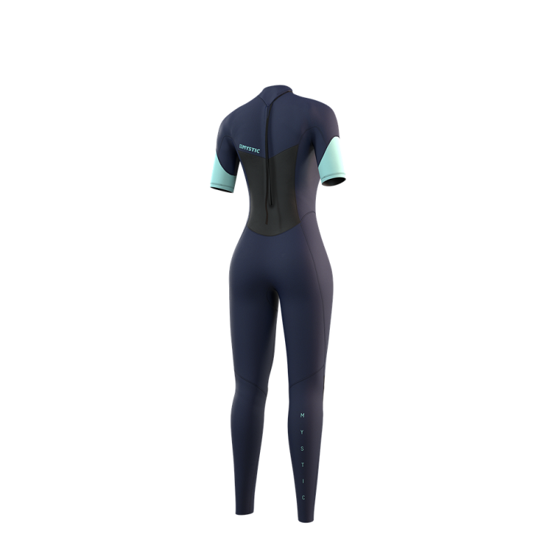 Mystic Brand Shortarm 3/2mm Bzip Flatlock Women Wetsuit
