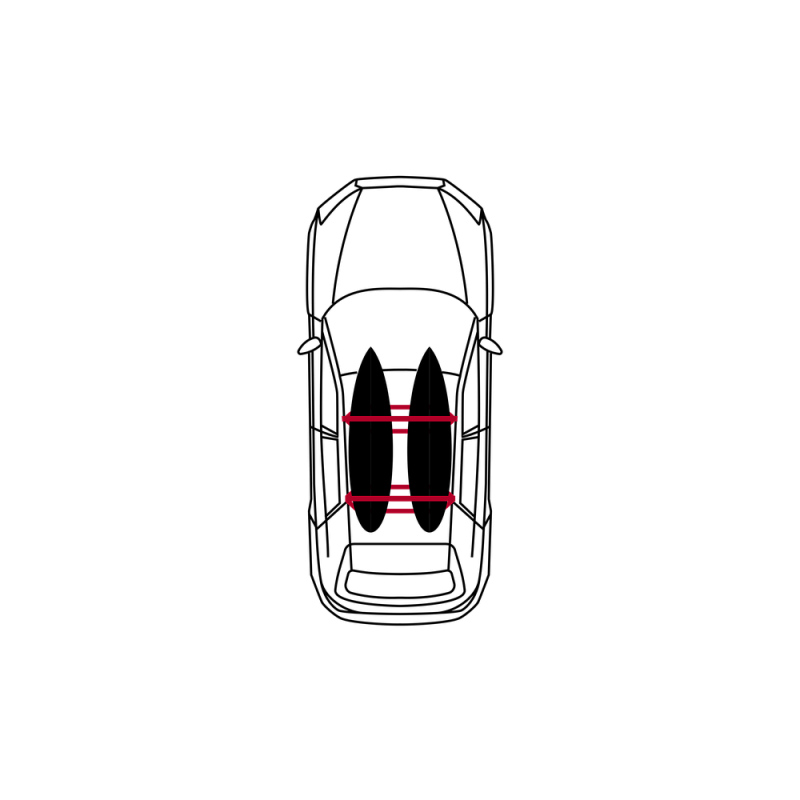 Mystic Inflatable Roofrack System Double