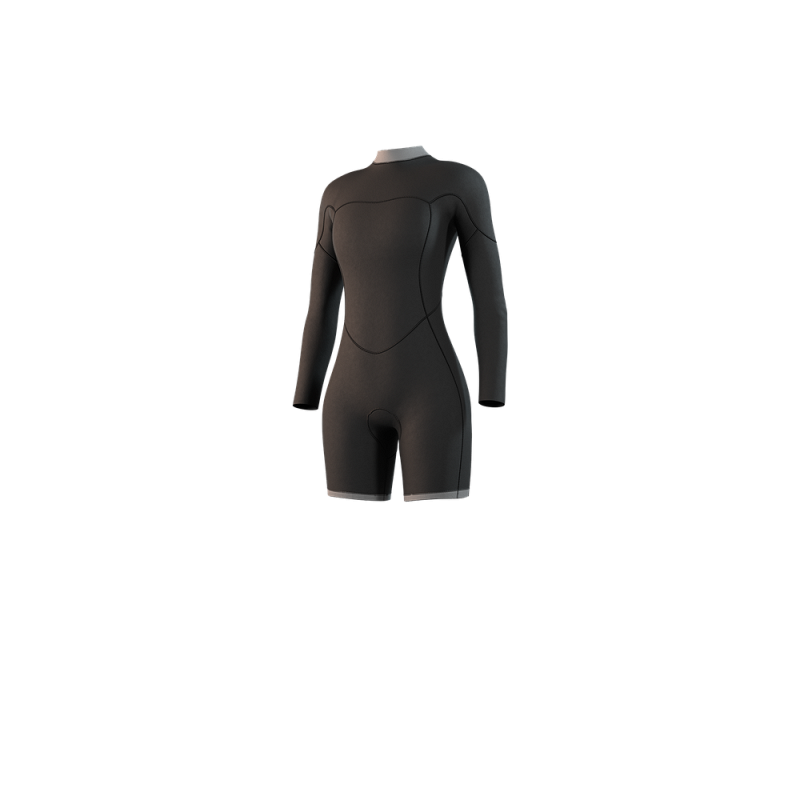 Mystic Brand Longarm Shorty 3/2mm Bzip Flatlock Women Wetsuit