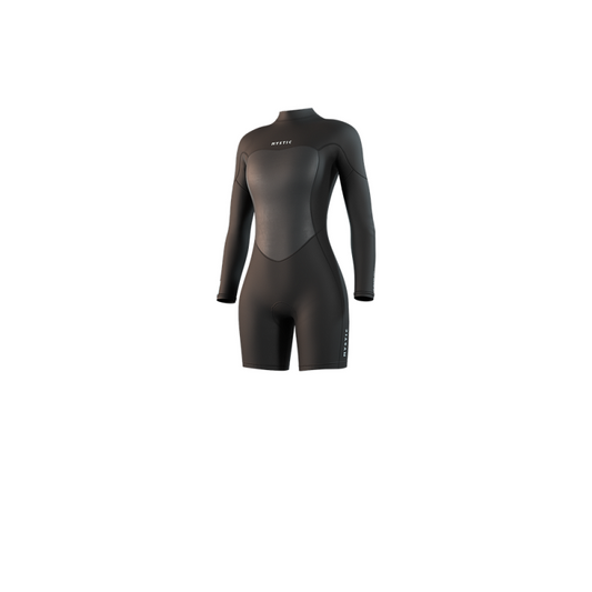 Mystic Brand Longarm Shorty 3/2mm Bzip Flatlock Women Wetsuit