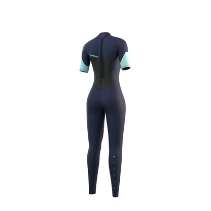 Mystic Brand Shortarm 3/2mm Bzip Flatlock Women Wetsuit