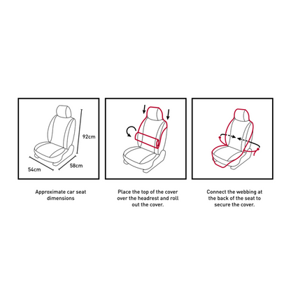 Mystic Car Seat Roll Cover