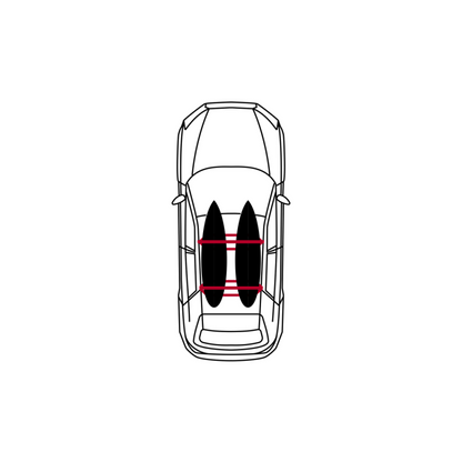 Mystic Inflatable Roofrack System Double