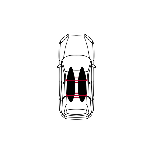 Mystic Inflatable Roofrack System Double