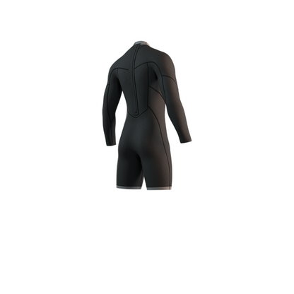 Mystic Brand Longarm Shorty 3/2mm Bzip Flatlock Wetsuit