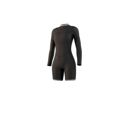 Mystic Brand Longarm Shorty 3/2mm Bzip Flatlock Women Wetsuit